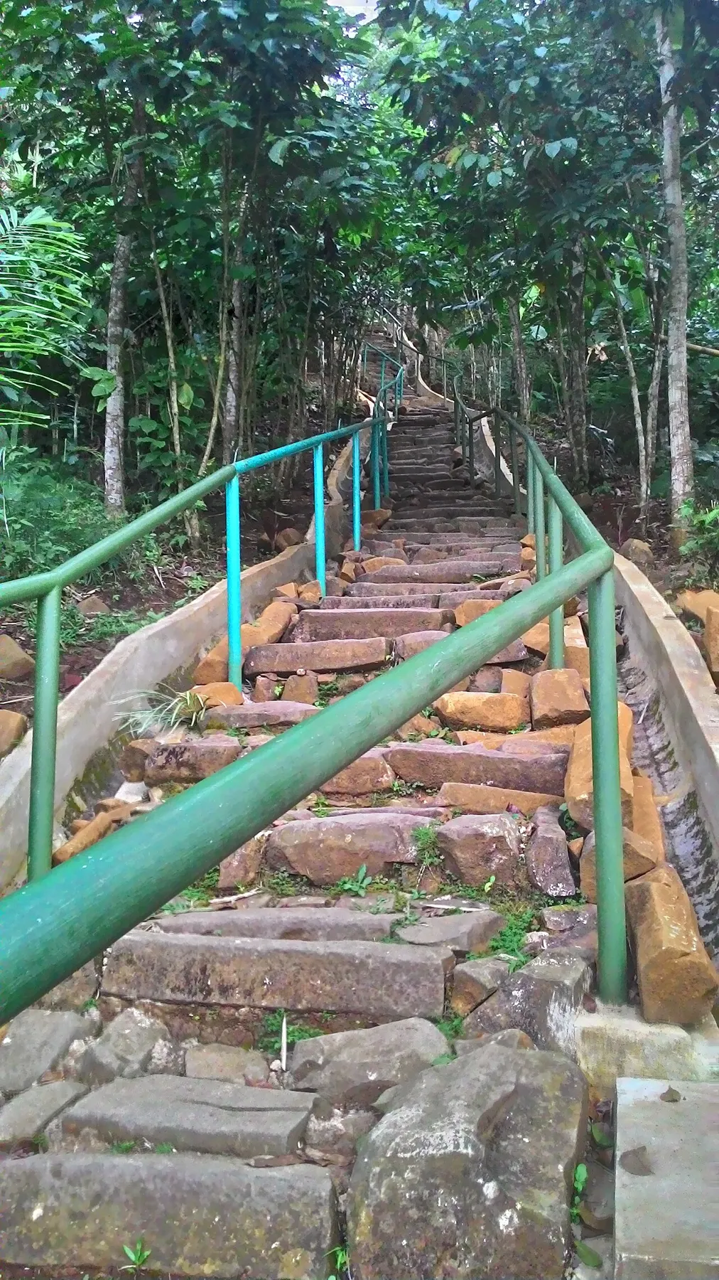 The main stair at Gunung Padang.