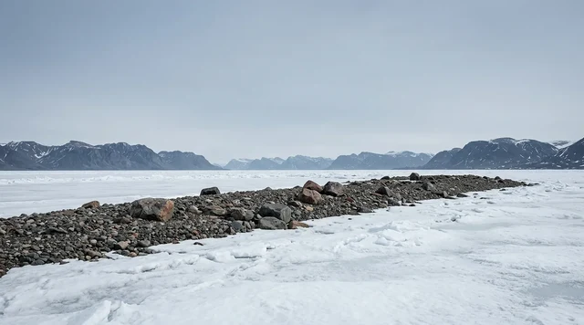 AI-created editorial illustration for the dossier on Northernmost Land, Reconfirmed